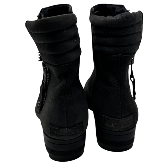 Sorel Danica Zip Waterproof Leather Ankle Boot - Picture 12 of 14